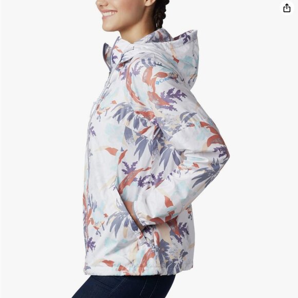 🚨 50% OFF BUNDLES! ENDS 12/7 🚨 NWOT Columbia Women's Side Hill Print Windbreaker - Picture 3 of 12